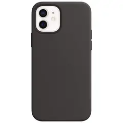 GENERICO - Carcasas Colores Silicona Para iPhone 12 / 12 Pro Negro