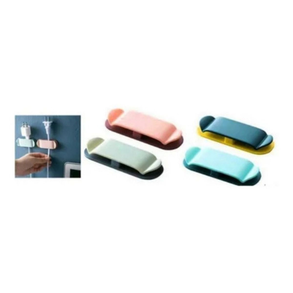 OEM - Set 04 Soportes Organizadores De Cables De Cocina