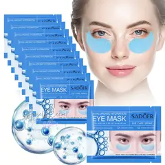 GENERICO - 30 Parches Anti Ojeras Máscarilla De Acido Hialuronico