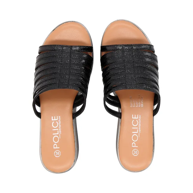 POLICE - Sandalia Mujer Negro Lari 034 Police