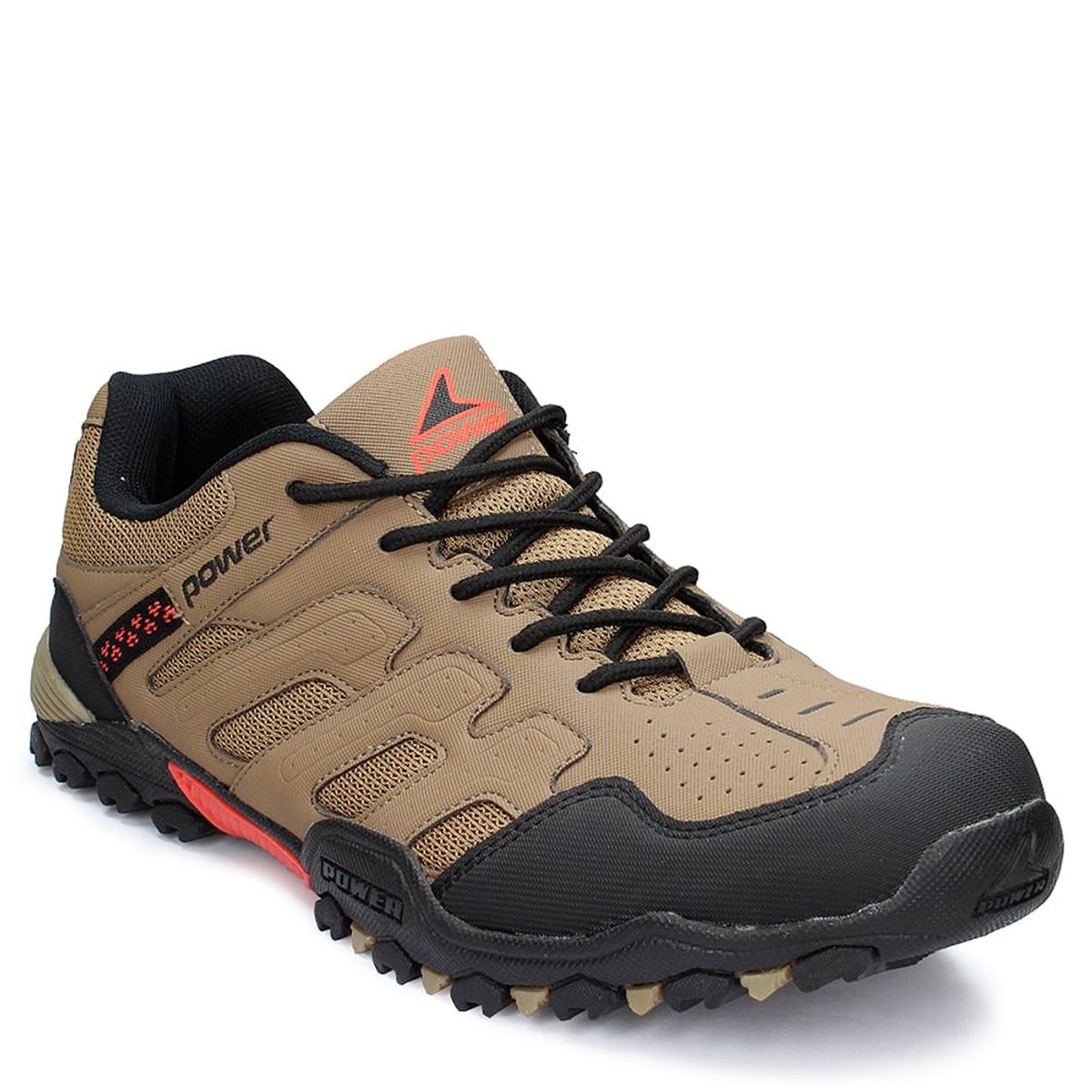 POWER - Zapatilla Hombre Power Trek Tor Café