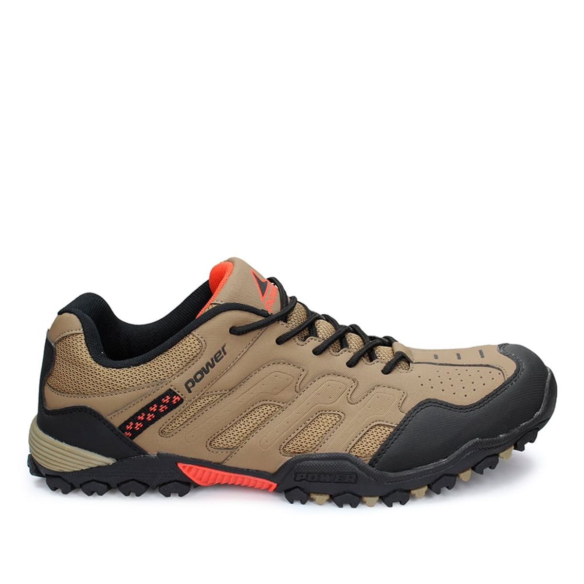 POWER - Zapatilla Hombre Power Trek Tor Café