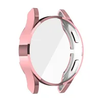Protector Carcasa Glass Galaxy Watch 4 44mm Pink Rose