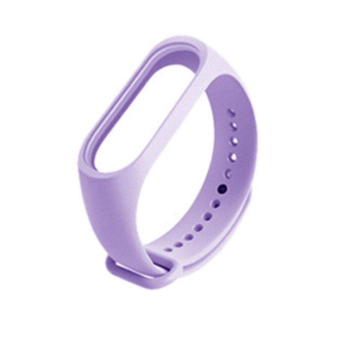 BANANA TIENDA - Correa De Silicona Colores Compatible con Xiaomi Mi Band 5 Y 6 Lila