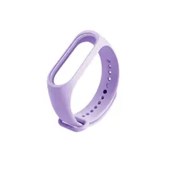 GENERICO - Correa De Silicona Colores Para Xiaomi Mi Band 5 Y 6 Lila