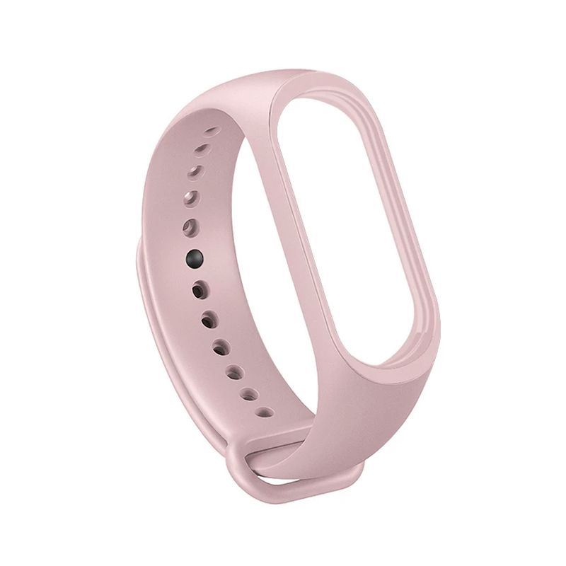 GENERICO - Correa De Silicona Colores Para Xiaomi Mi Band 5 Y 6 Rosa