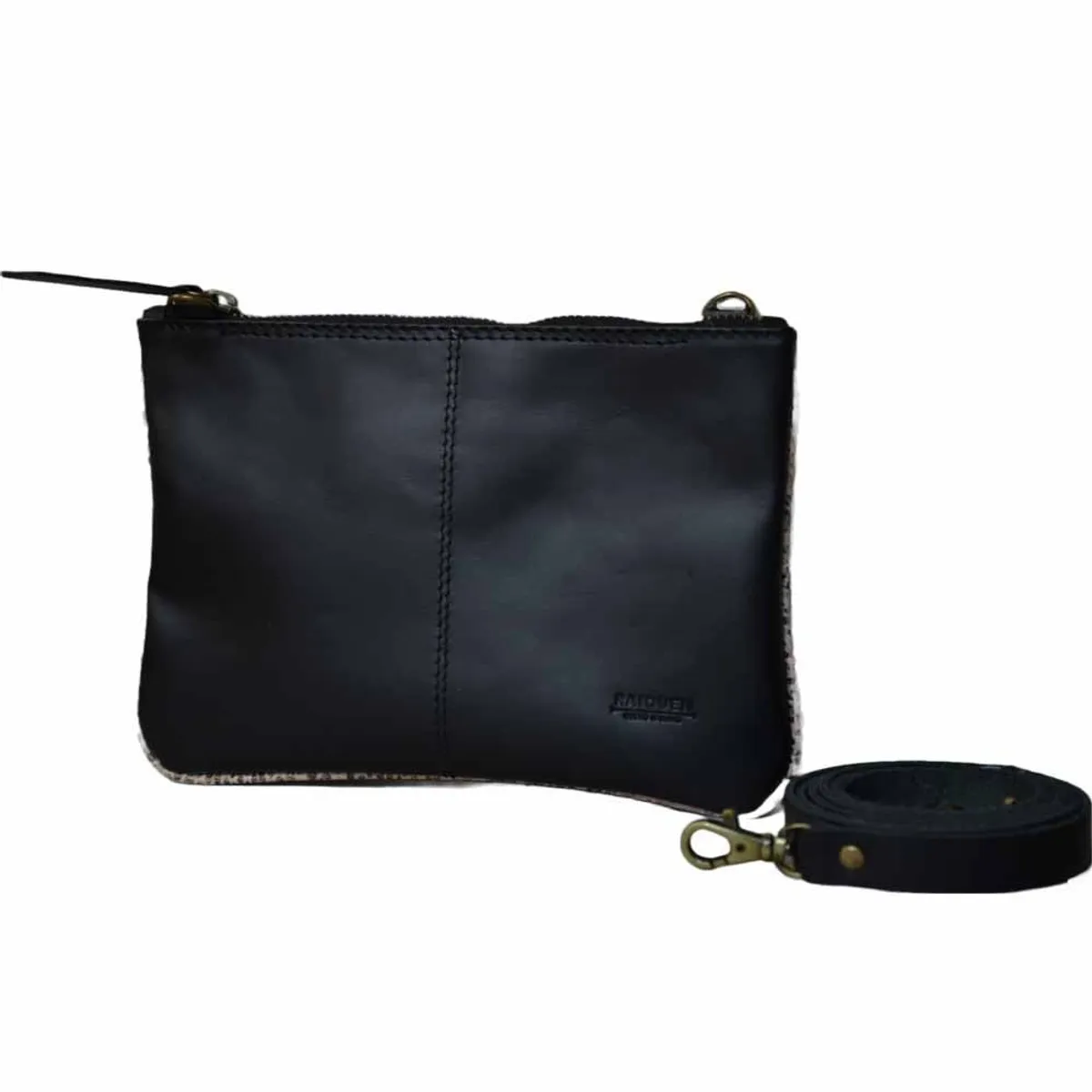 RAIQUEN - Cartera Petty Cuero Hecho A Mano Raiquen