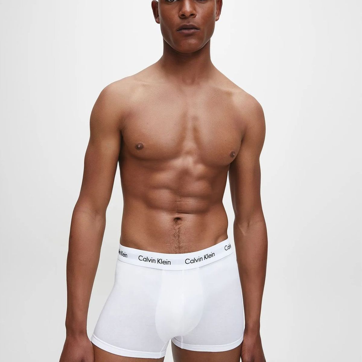 CALVIN KLEIN - Pack 3 Boxers Cortos - Cotton Stretch Blanco Calvin Klein
