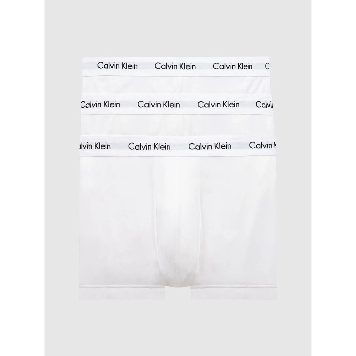 CALVIN KLEIN - Pack 3 Boxers Cortos - Cotton Stretch Blanco Calvin Klein