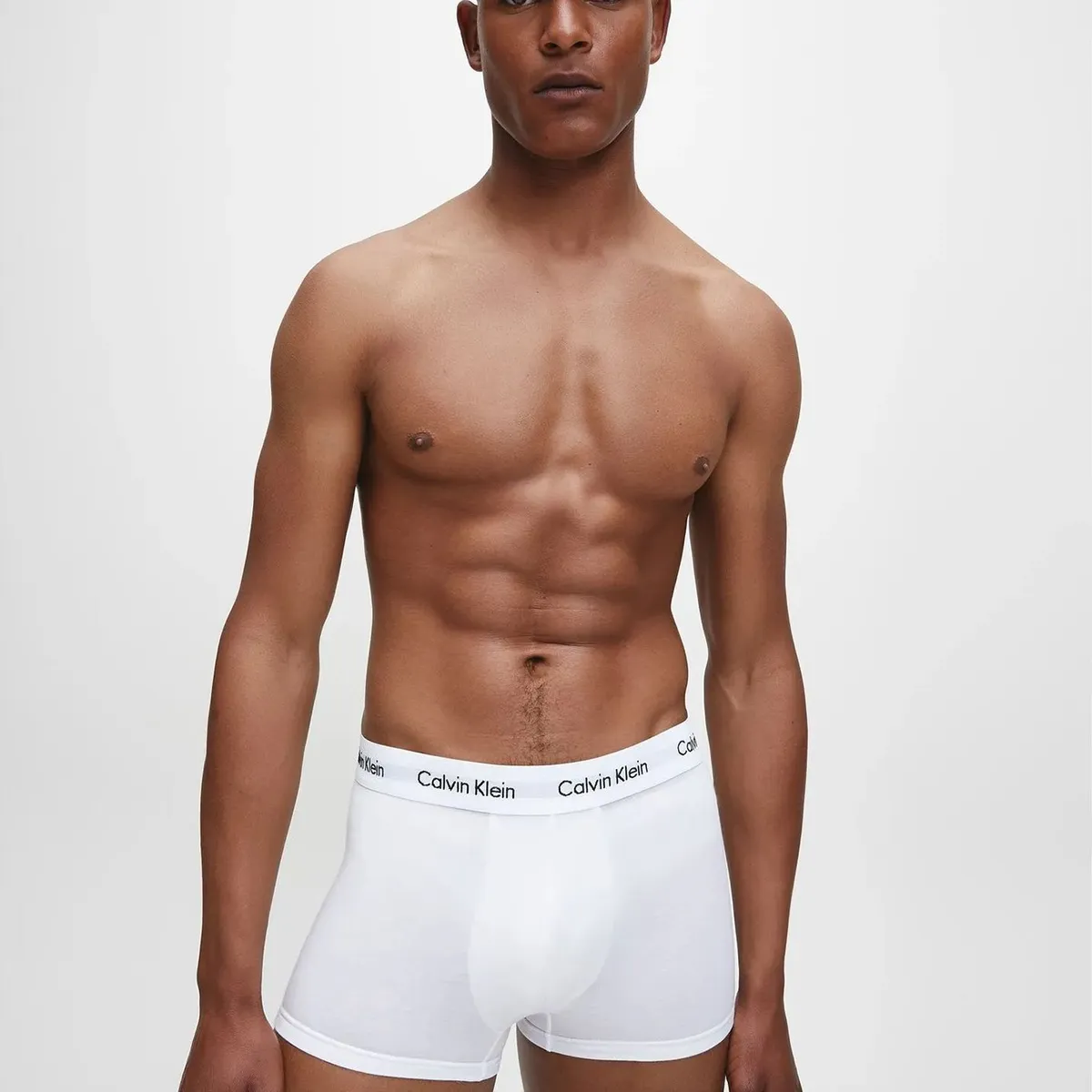 CALVIN KLEIN - Pack 3 Boxers Cortos - Cotton Stretch Blanco Calvin Klein