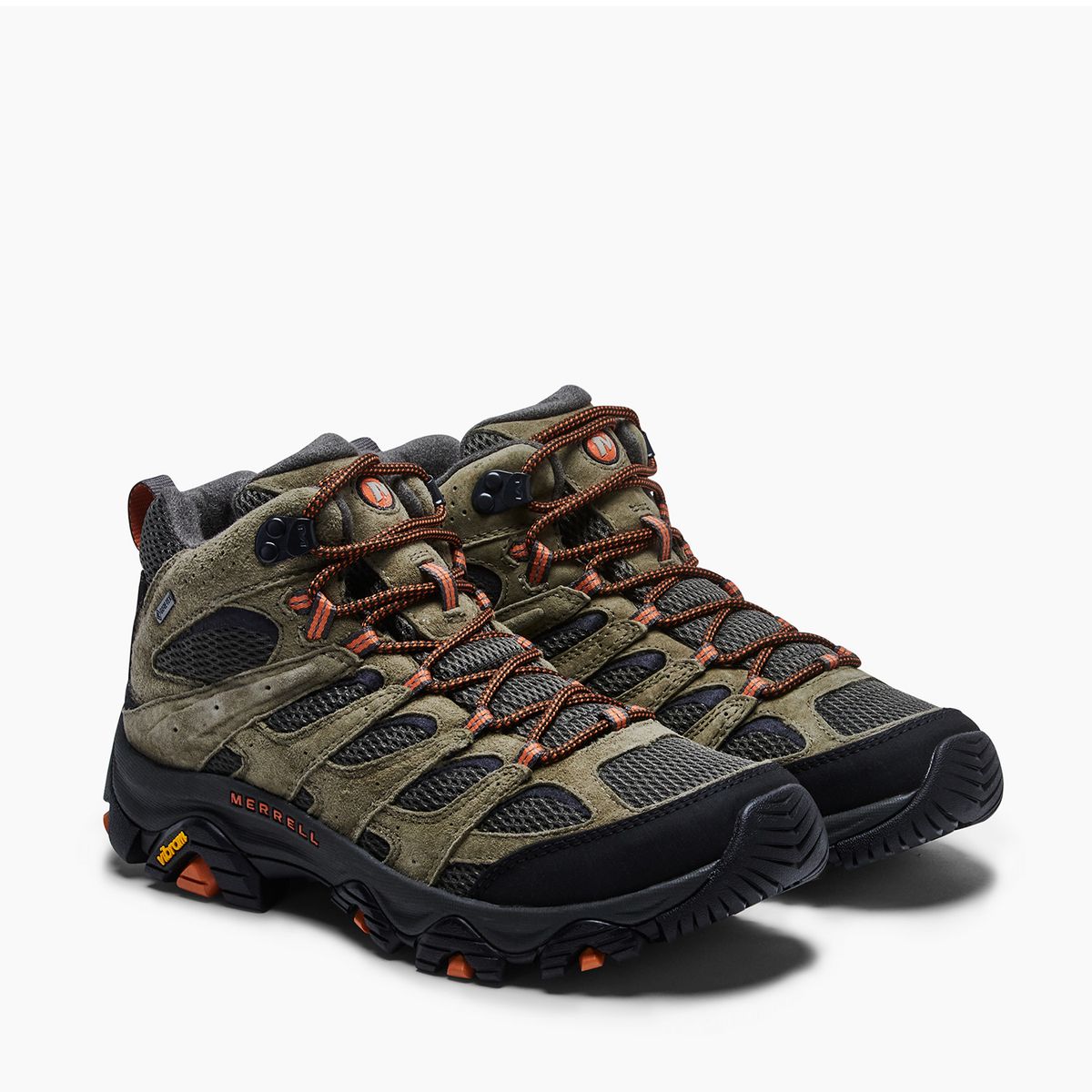 MERRELL - Botín impermeable Hombre Moab 3 Mid GTX Oliva MERRELL