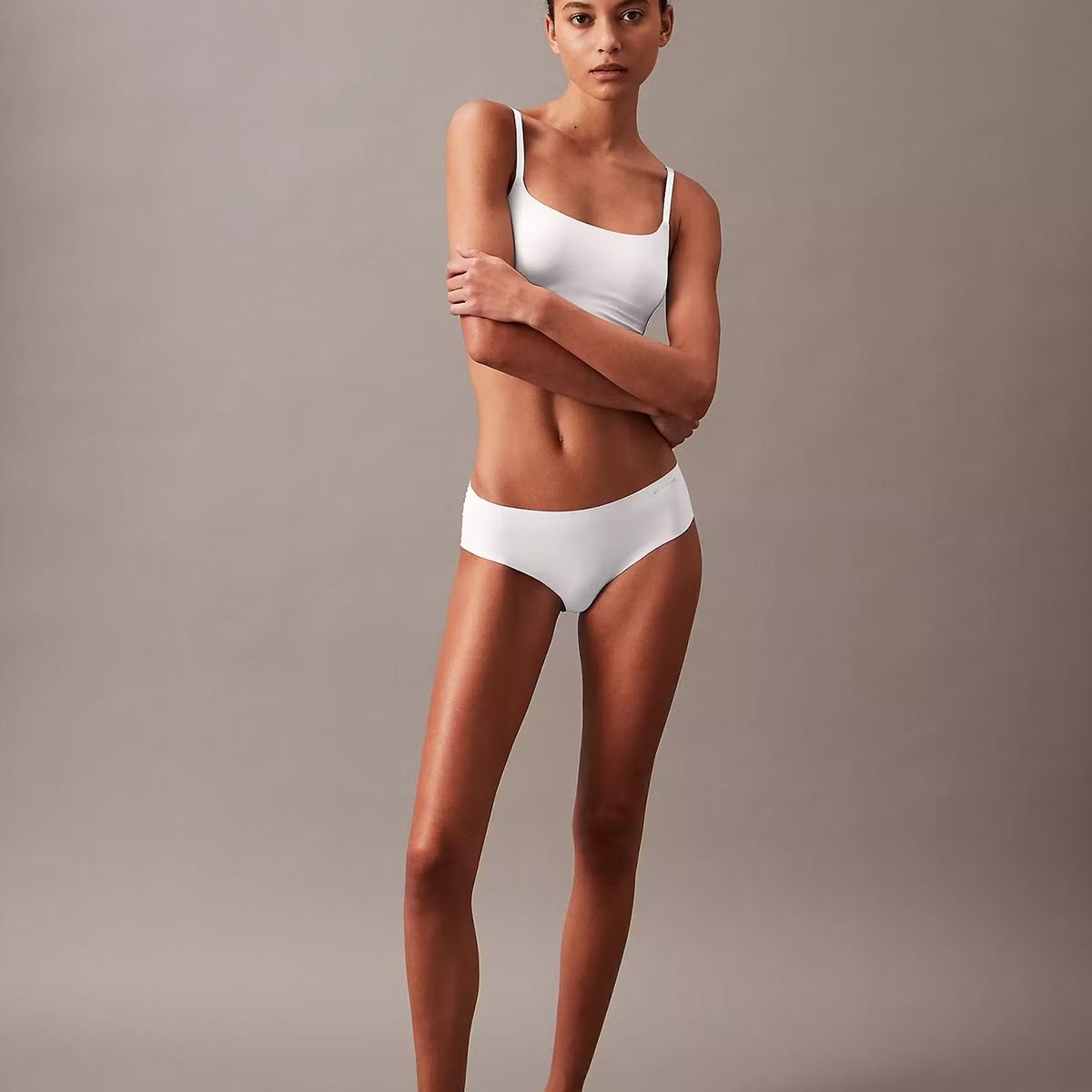 CALVIN KLEIN - Calzón Hipster Invisible Blanco Calvin Klein