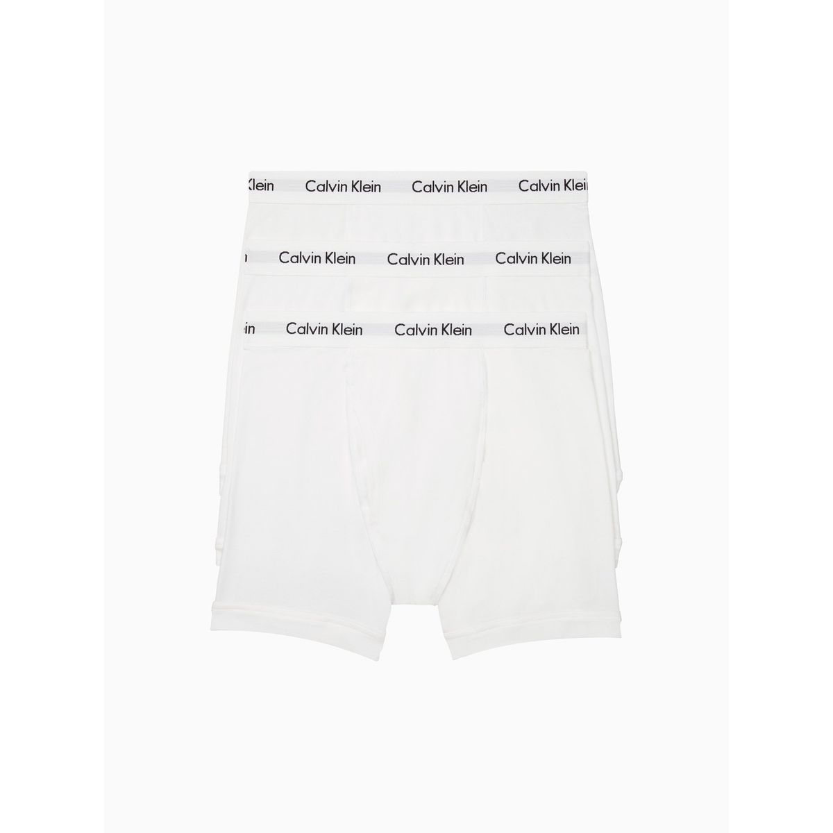 CALVIN KLEIN - Pack 3 Bóxers Brief Cotton Stretch Blanco Calvin Klein