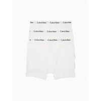 Pack 3 Bóxers Brief Cotton Stretch Blanco