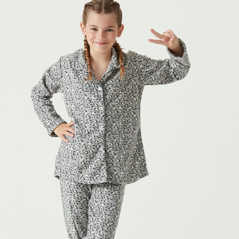 BARBIZON - Pijama Sport Polar Kids Gris