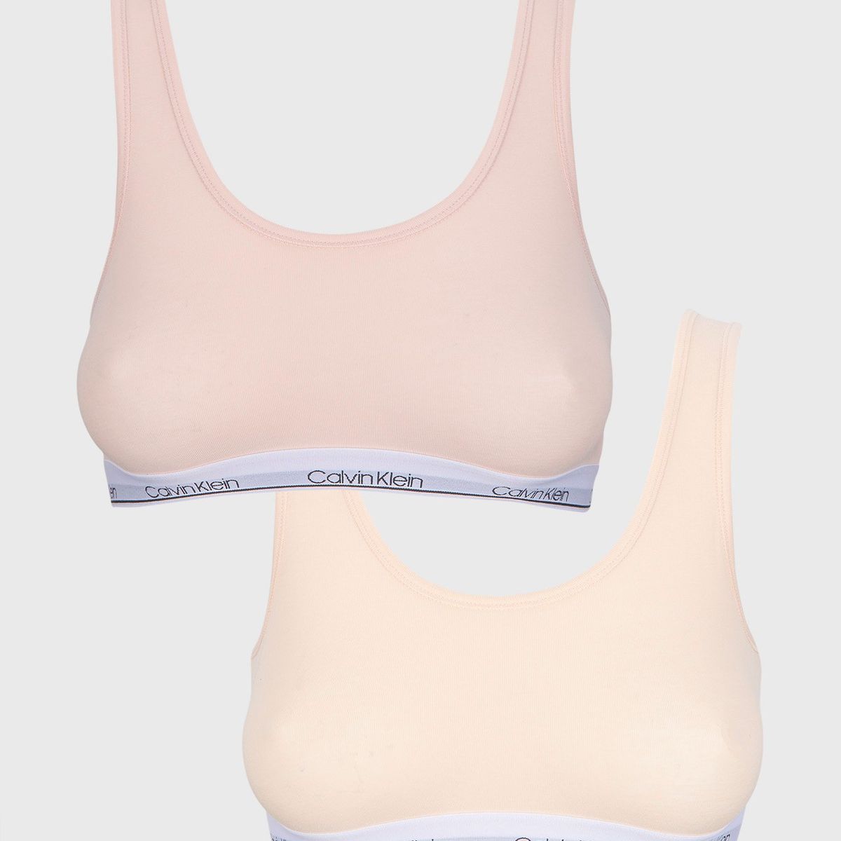 CALVIN KLEIN - Set 2 Bralettes Niña Damasco Calvin Klein