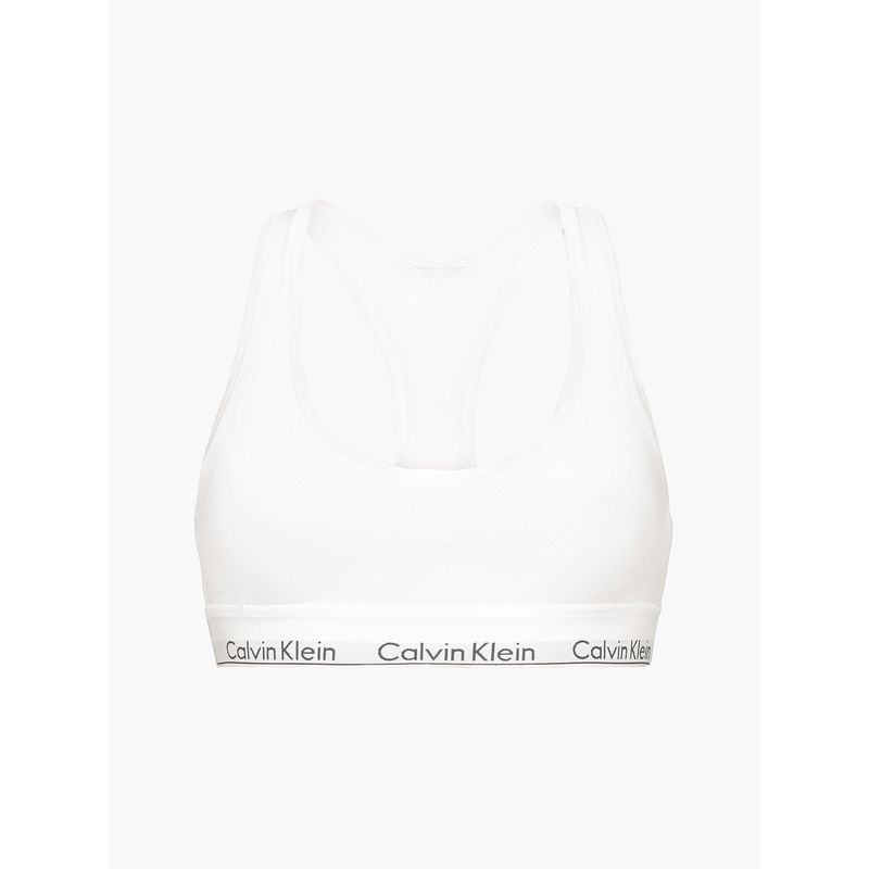 CALVIN KLEIN - Bralette Modern Cotton Blanco Calvin Klein
