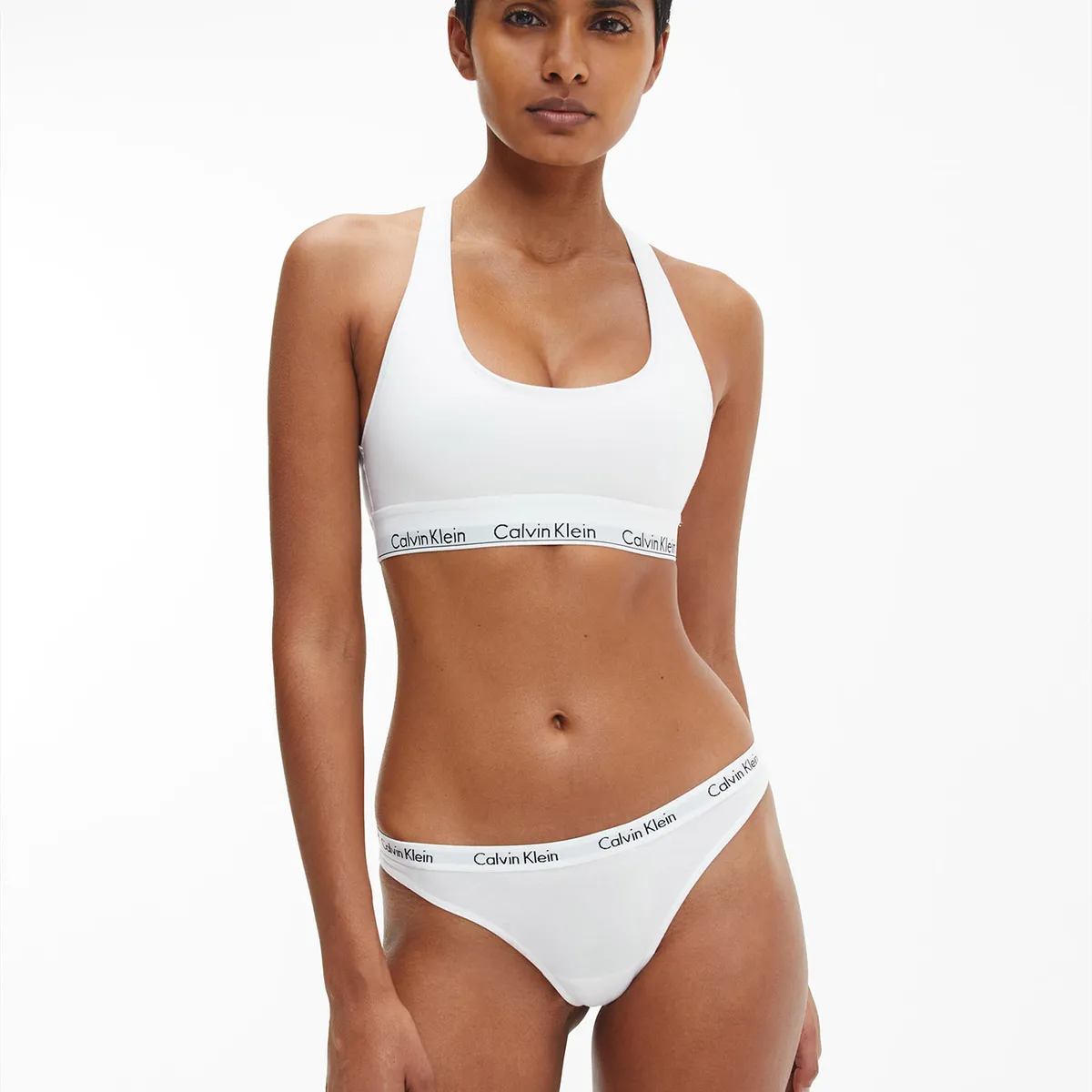 CALVIN KLEIN - Bralette Modern Cotton Blanco Calvin Klein