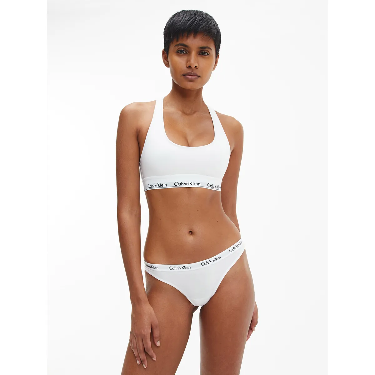 CALVIN KLEIN - Bralette Modern Cotton Blanco Calvin Klein