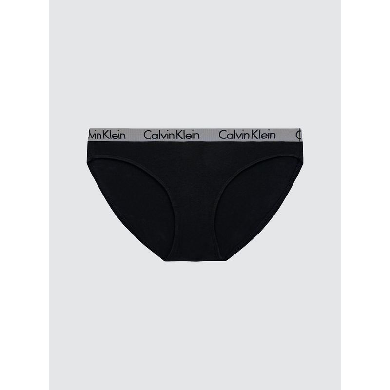 CALVIN KLEIN - Calzón Bikini Radiant Cotton Negro Calvin Klein