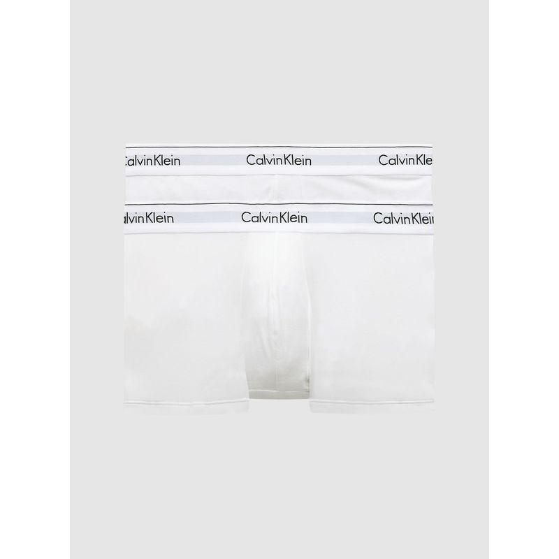 CALVIN KLEIN - Pack 2 Boxers Cortos - Modern Cotton Stretch Blanco Calvin Klein