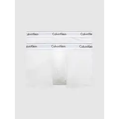 CALVIN KLEIN - Pack 2 Boxers Cortos - Modern Cotton Stretch Blanco