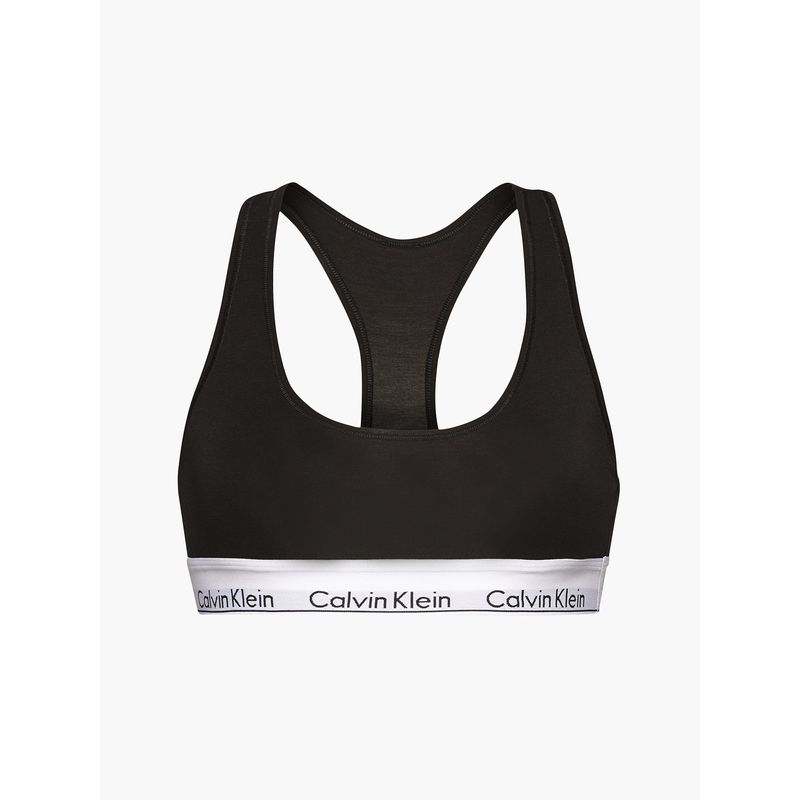 CALVIN KLEIN - Bralette Modern Cotton Negro Calvin Klein