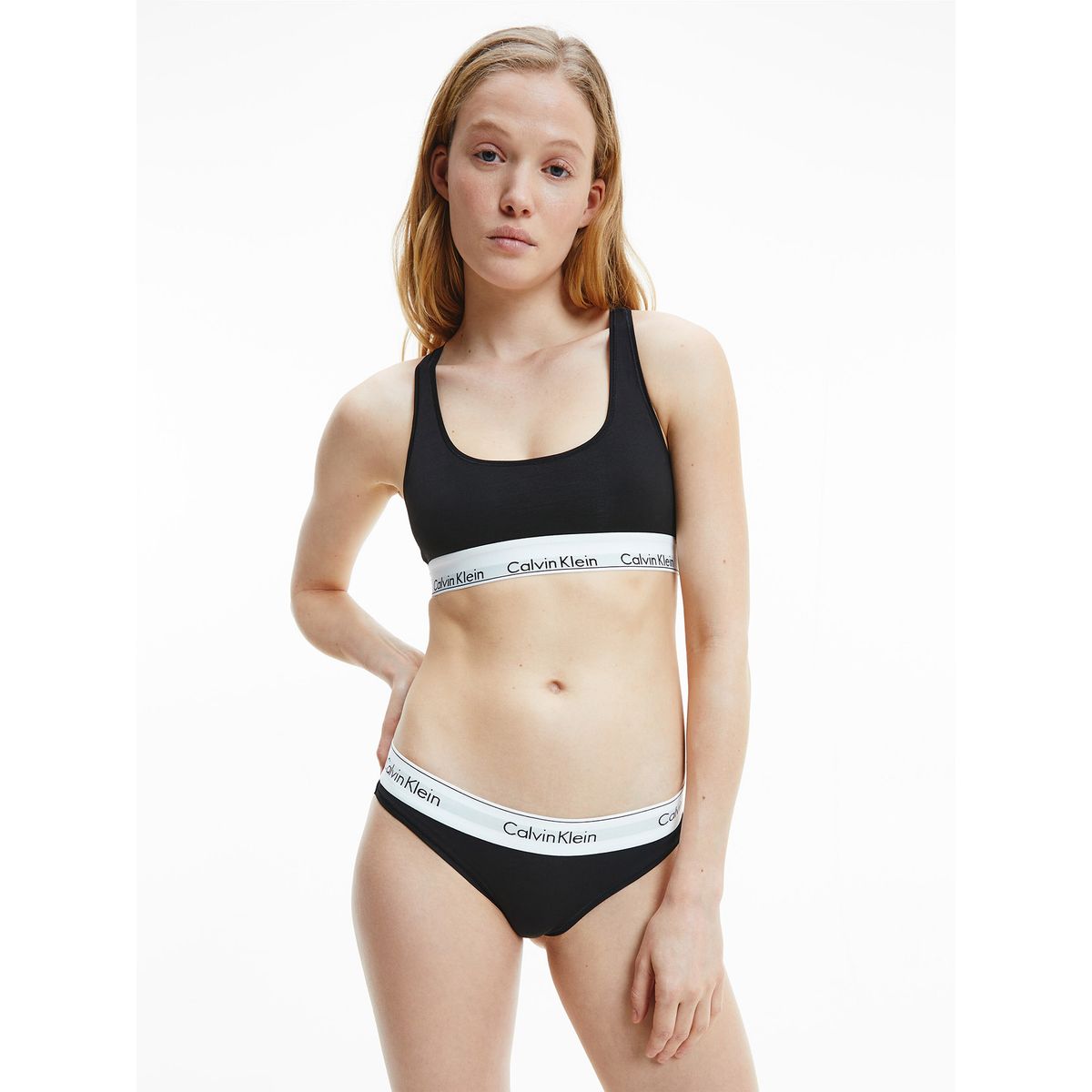 CALVIN KLEIN - Bralette Modern Cotton Negro Calvin Klein
