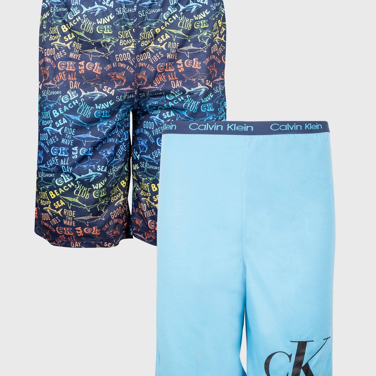 CALVIN KLEIN - Pijama Niño Set 2 Piezas Azul Calvin Klein