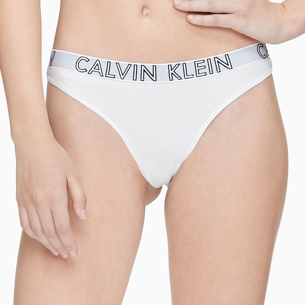 CALVIN KLEIN - Colaless Ultimate Cotton Blanco Calvin Klein