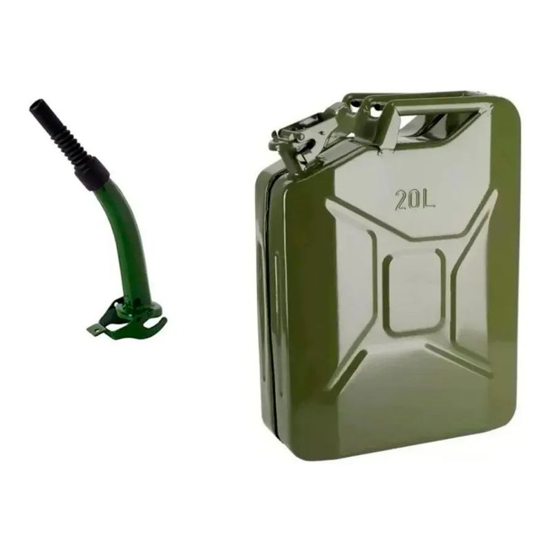 KP - Bidon Metalico 20 Litros Con Dispensador