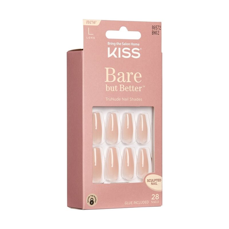 KISS BY IMSIBEAUTY - UÑAS KISS BARE BUT BETTER - NUDE
