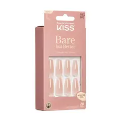 KISS BY IMSIBEAUTY - UÑAS KISS BARE BUT BETTER - NUDE