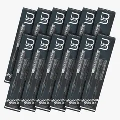 L3VEL3 - Wooden round brush set