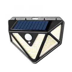 GENERICO - Focos Solar 166 Led Con sensor de Movimiento