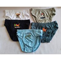 Pack De 6 Slip Calzoncillos 100% Algodon Para Niños.