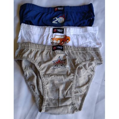 Imagen 2 del producto Pack De 6 Slip Calzoncillos 100% Algodon Para Niños.