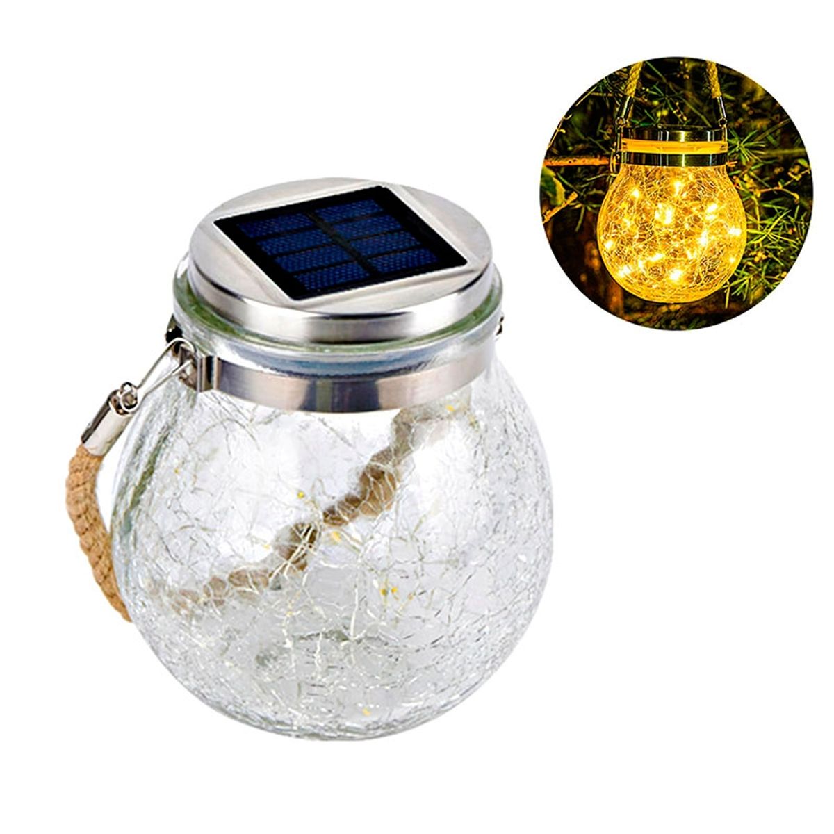 GENERICO - Farol Solar Led Para Jardín