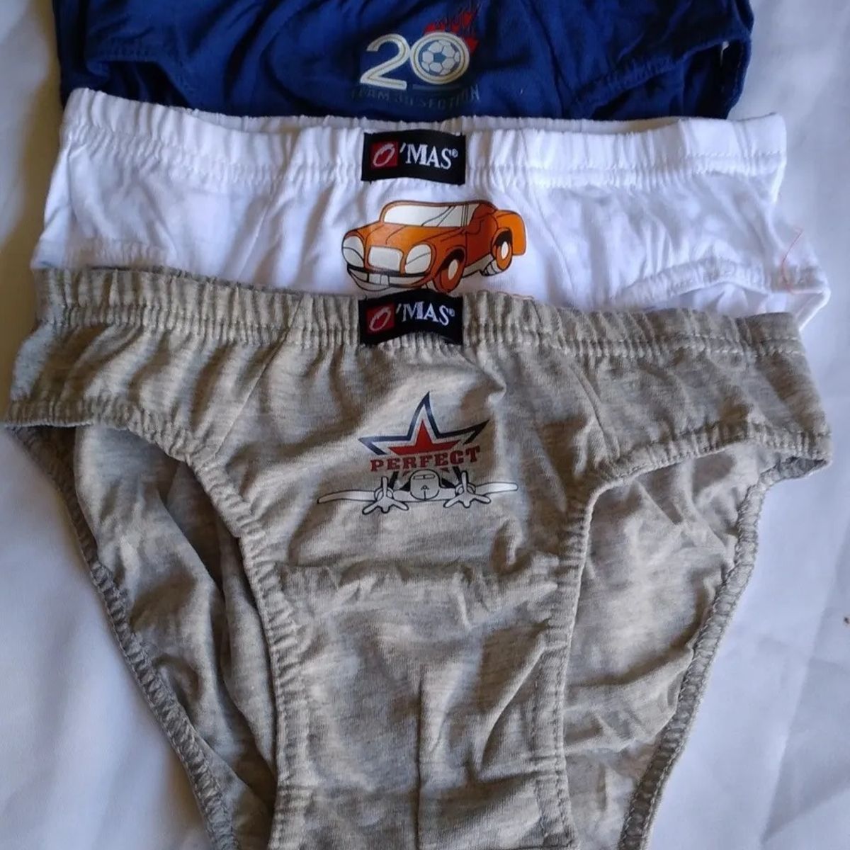 GARSIL - 12 Slip Calzoncillos 100%  Algodon Para Niños