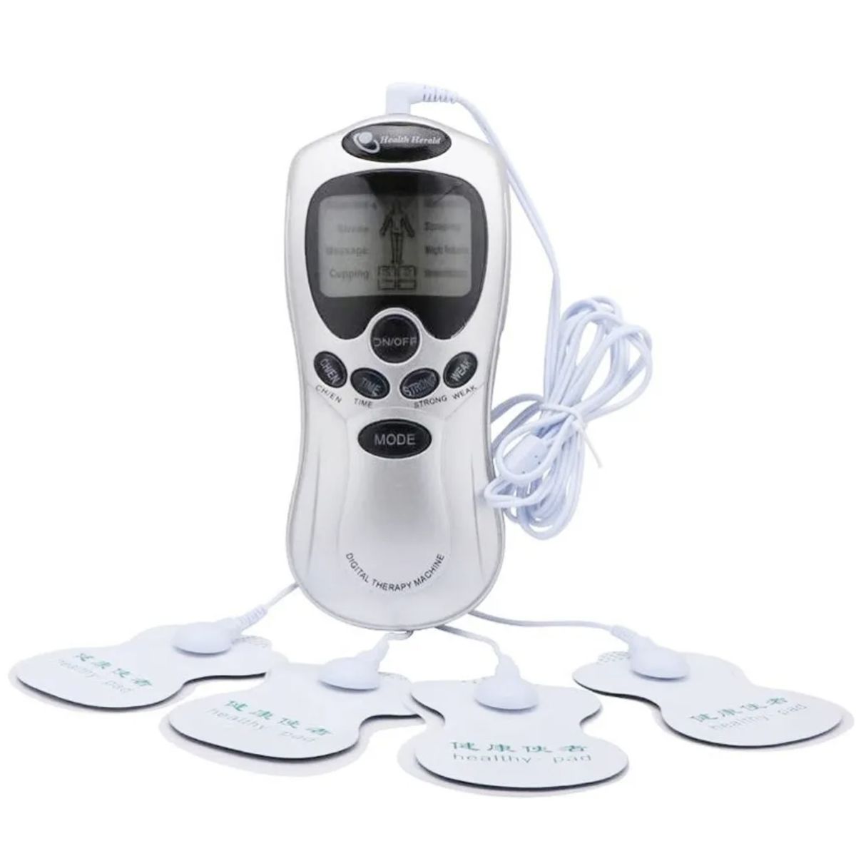 GENERICO - Electrofísico Electroestimulador 4 Parches