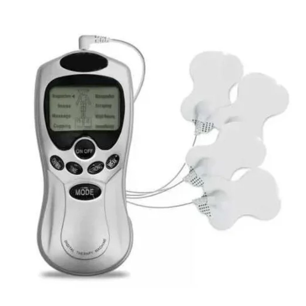 GENERICO - Electrofísico Electroestimulador 4 Parches