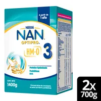 Fórmula Infantil Nan® 3 Optipro Multipack 2x700g