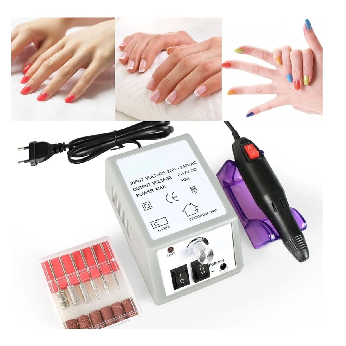 GENERICO - Torno Profesional Uñas Podología Pedicure Decoración