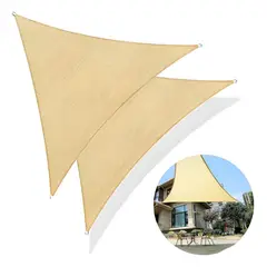 GENERICO - X2 Toldo Terraza Exterior 3.6 Lona Triangular Terraza Malla Sombra