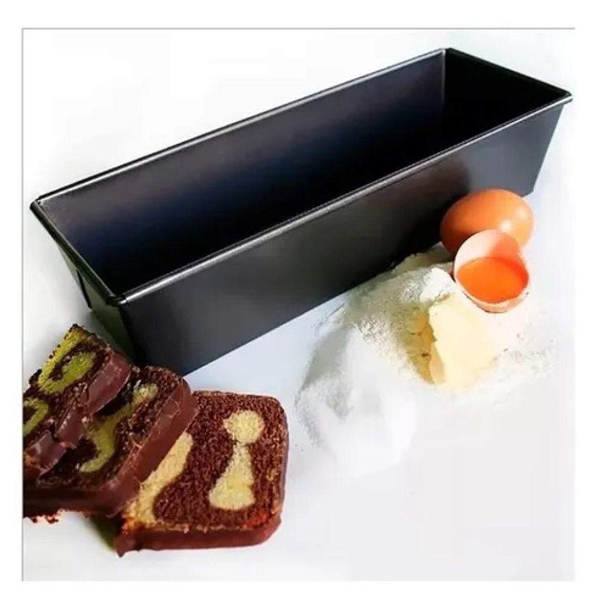 GENERICO - Molde Pan Molde Para Pan De Molde Rectangular Queque 35cm