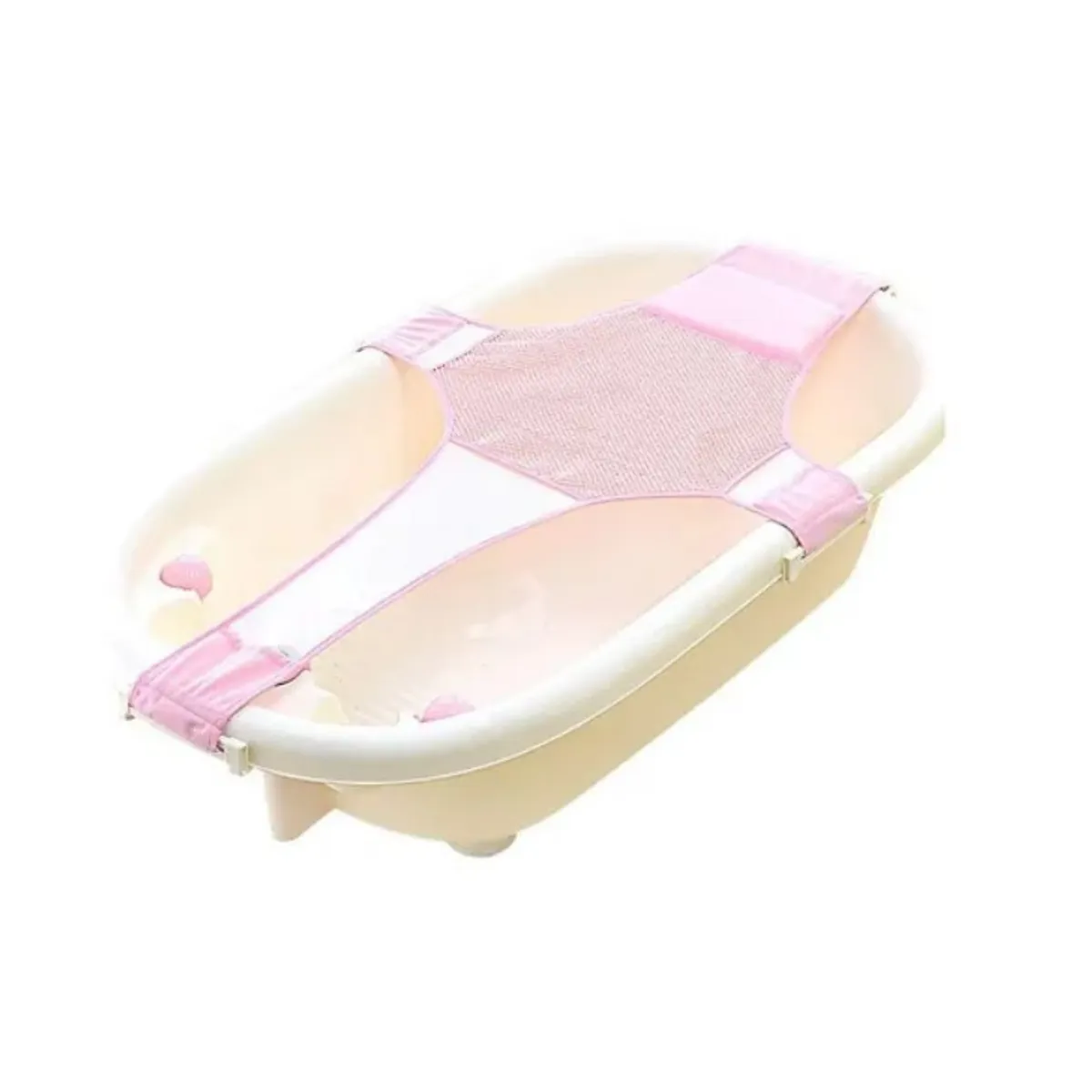 OFERTABKN - Hamaca Malla Para Bañera Tina De Bebe 4 Puntas  Rosa