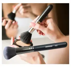 PFIFFERY - Brocha profesional para aplicar POLVOS COMPACTOS O TRASLUCIDOS