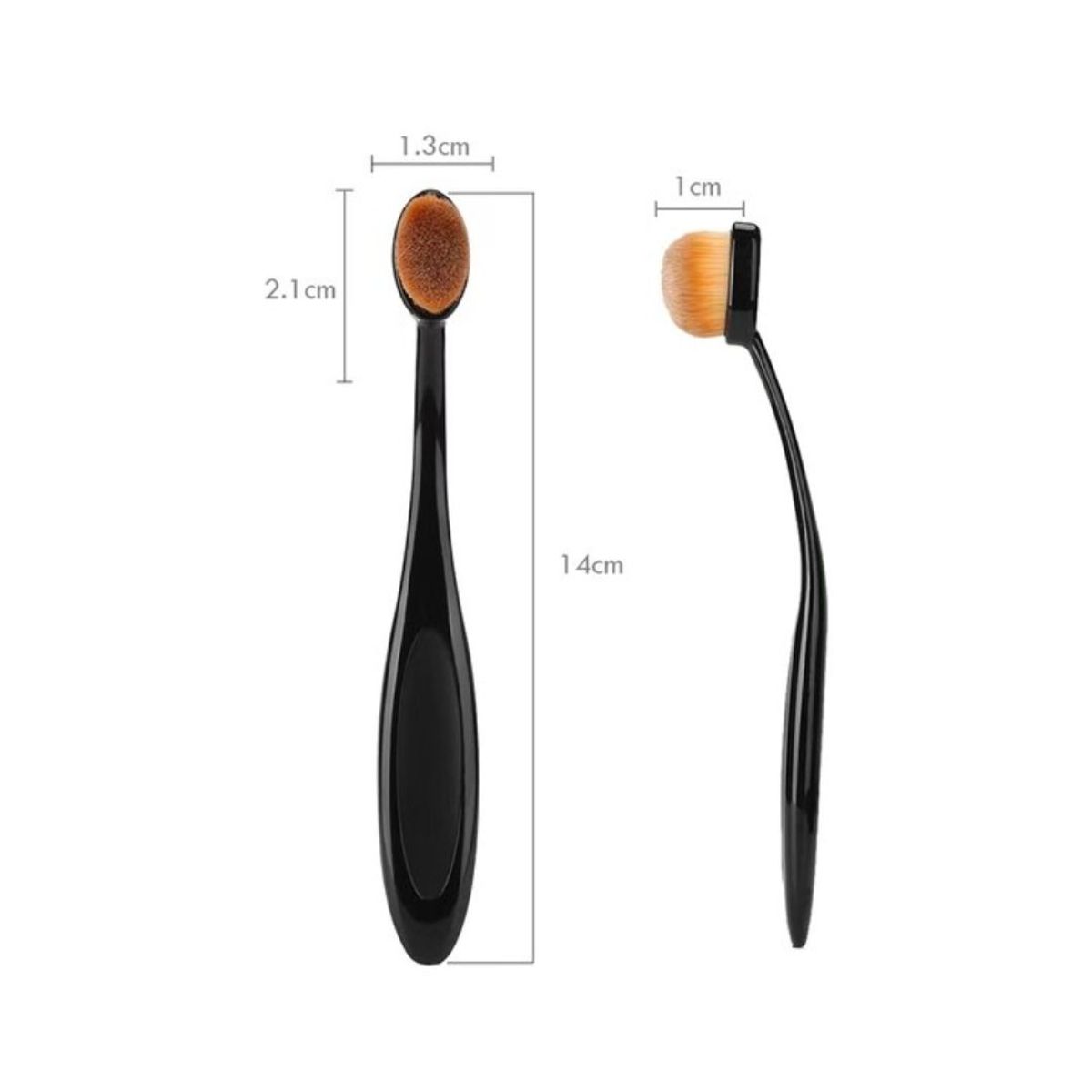 PFIFFERY - CEPILLO profesional para aplicar BASE BB CREAM O DESMAQUILLAR