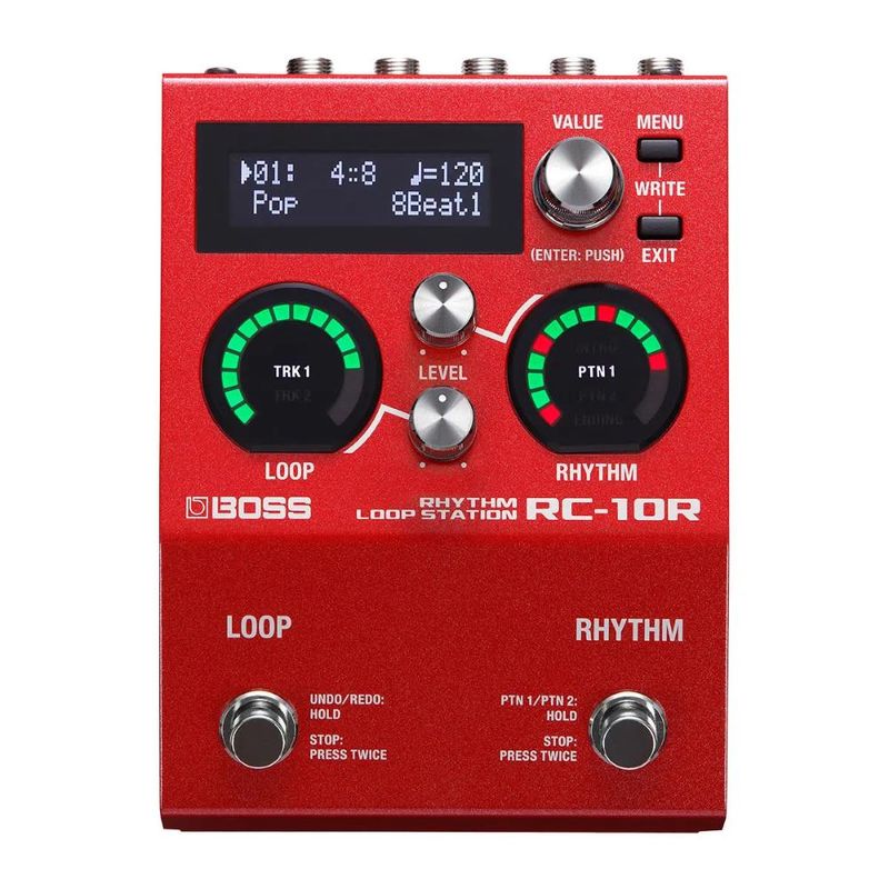 BOSS - Pedal de Efectos Boss RC-10R Rhythm Loop Station - Rojo