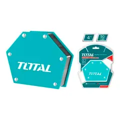 TOTAL TOOLS - Escuadra Magnetica 50 Lbs Para Soldar Multi-angulo